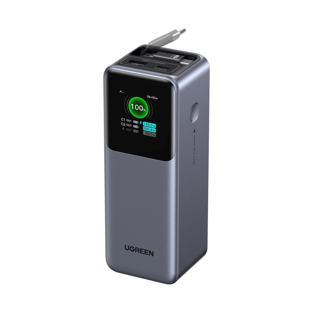 Батарея універсальна Ugreen 20000mAh 165W with Retractable Cable (PB726 55987B)
