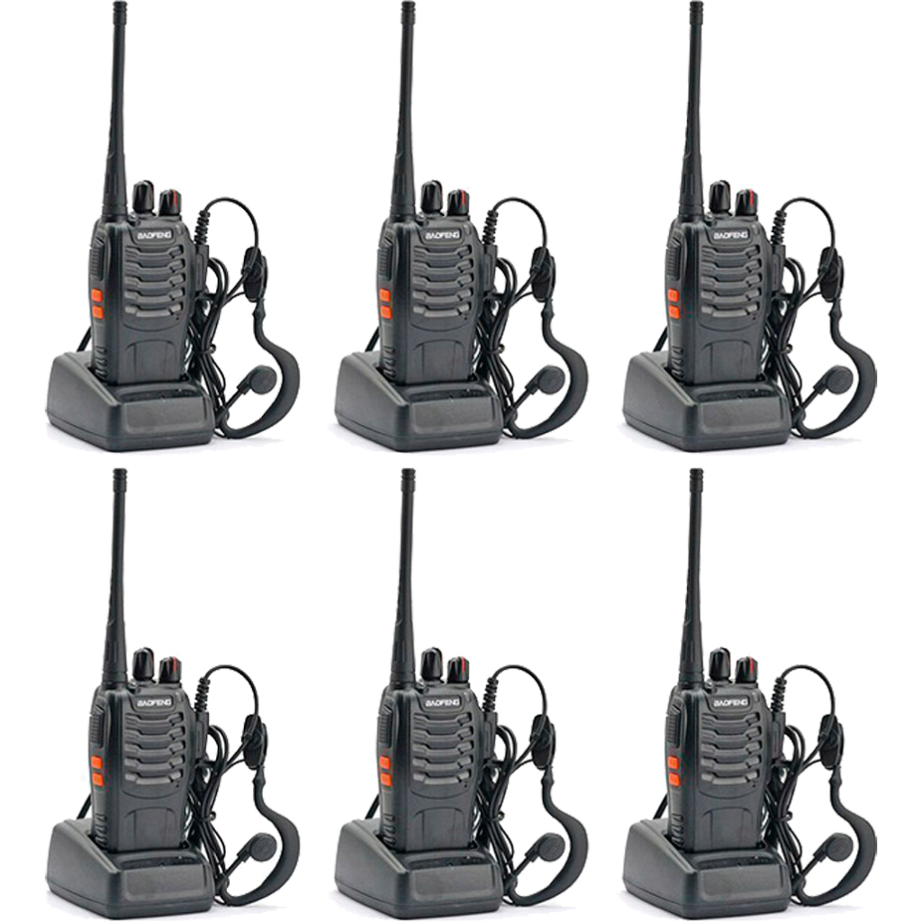 Портативна рація Baofeng BF-888S Six Pack комплект 6 шт (2200000758996)