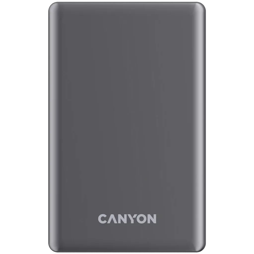 Батарея універсальна Canyon 5000mAh OnPower 505 slim Magsafe PD/20W Dark Grey (CNS-CPB505DG)